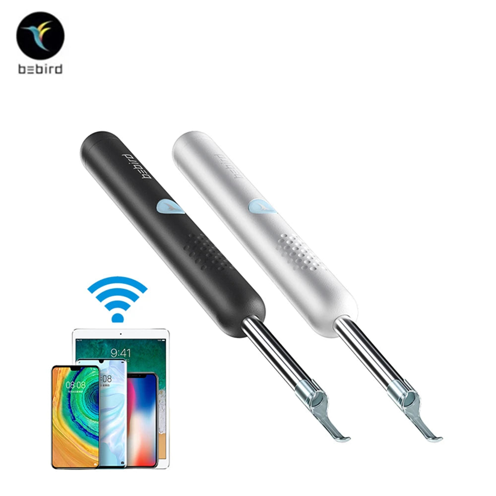 Smart Visual Ear Sticks - Precision Ear Wax Removal and Cleaning Otoscope